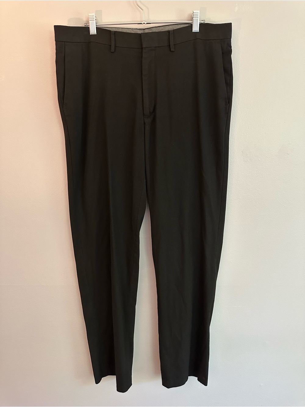 Haggar Men's Dress Pants in Black - Straight Leg